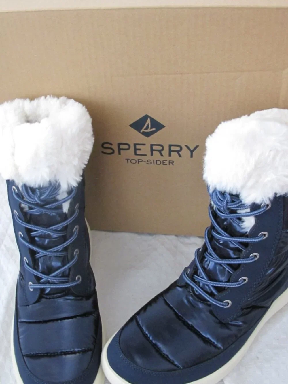Sperry Bearing Plushwave Metallic Snow Boots